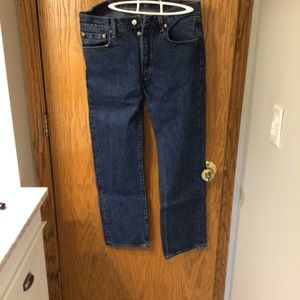 Levi 501 straight leg button fly jeans